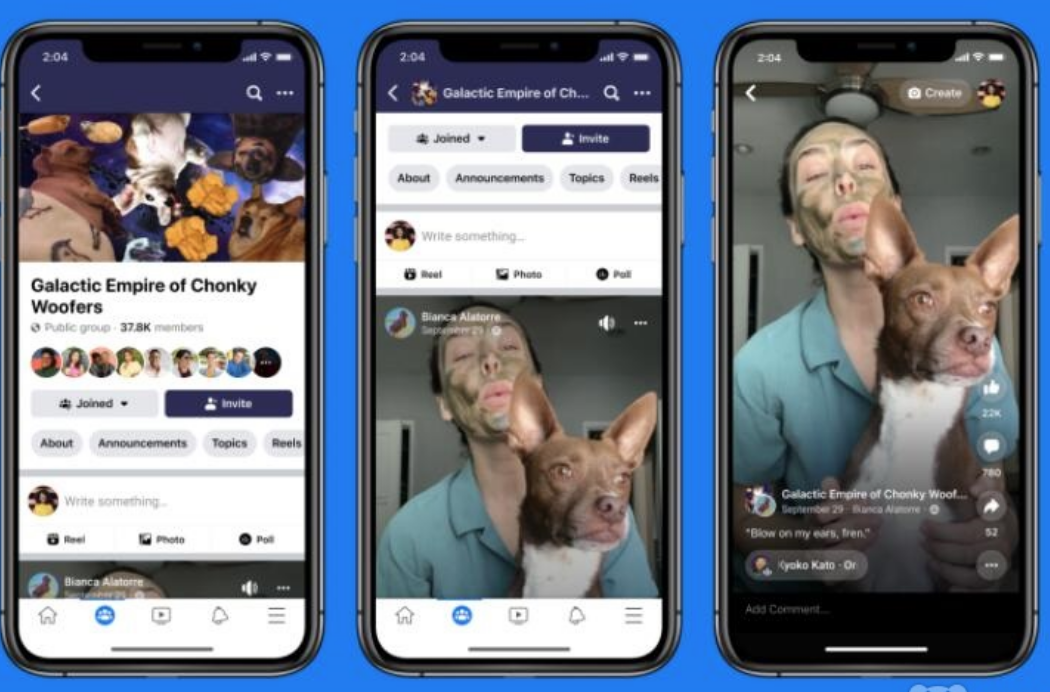 Facebook Reels正式在美推出可制作AR效果的视频